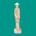 Lámpara de alabastro monje chino con luz indirecta trasera - Cositas Antiguas – La Guadaña, Anticuarios Online en Jerez , vender antigüedades, muebles antiguos