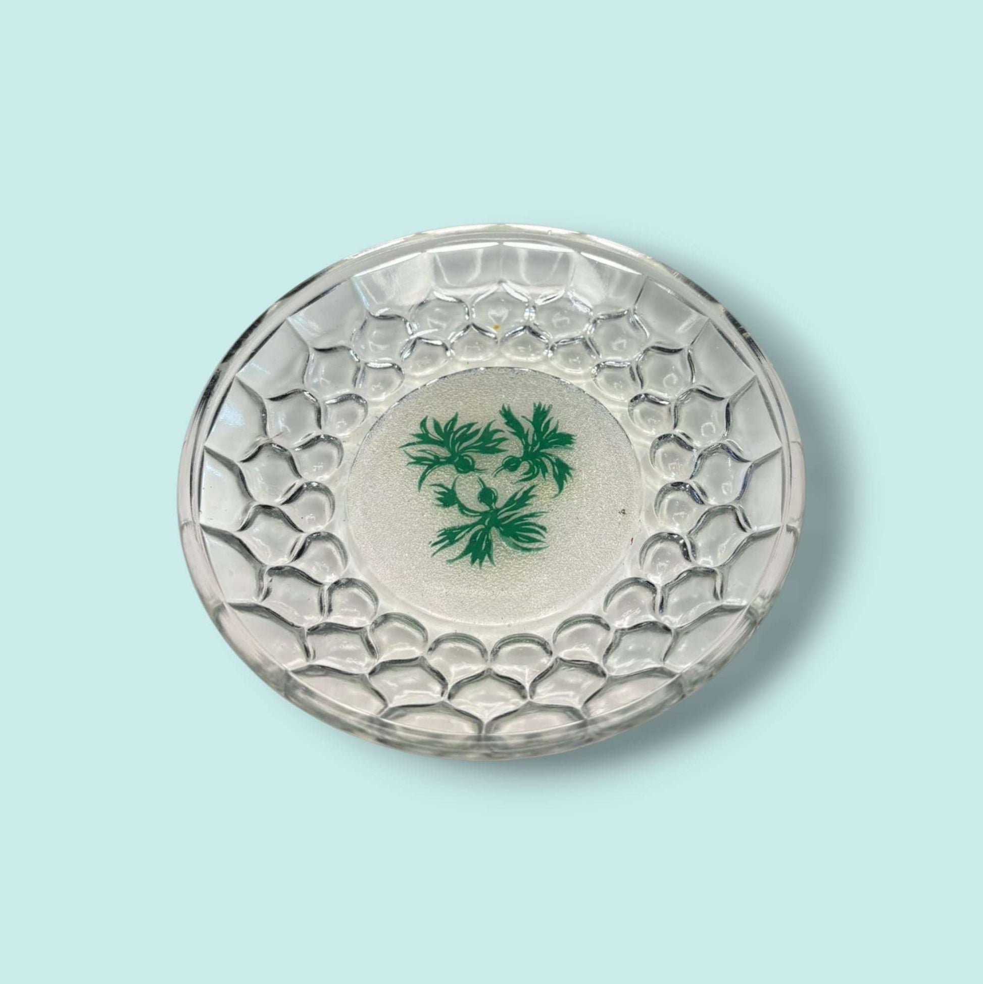 Juego de platos de cristal para canapés elegante y único - Cositas Antiguas – La Guadaña, Anticuarios Online en Jerez , vender antigüedades, muebles antiguos