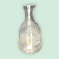 Botella con vaso de cristal antigua para agua grabada - Cositas Antiguas – La Guadaña, Anticuarios Online en Jerez , vender antigüedades, muebles antiguos