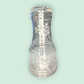 Botella con vaso de cristal antigua para agua grabada - Cositas Antiguas – La Guadaña, Anticuarios Online en Jerez , vender antigüedades, muebles antiguos