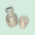 Botella con vaso de cristal antigua para agua grabada - Cositas Antiguas – La Guadaña, Anticuarios Online en Jerez , vender antigüedades, muebles antiguos