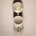 Jarra de cerveza alemana de porcelana con tapa metal - Cositas Antiguas – La Guadaña, Anticuarios Online en Jerez , vender antigüedades, muebles antiguos