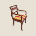 Sillones de caoba con taracea y brazos clásicos elegantes - Cositas Antiguas – La Guadaña, Anticuarios Online en Jerez , vender antigüedades, muebles antiguos