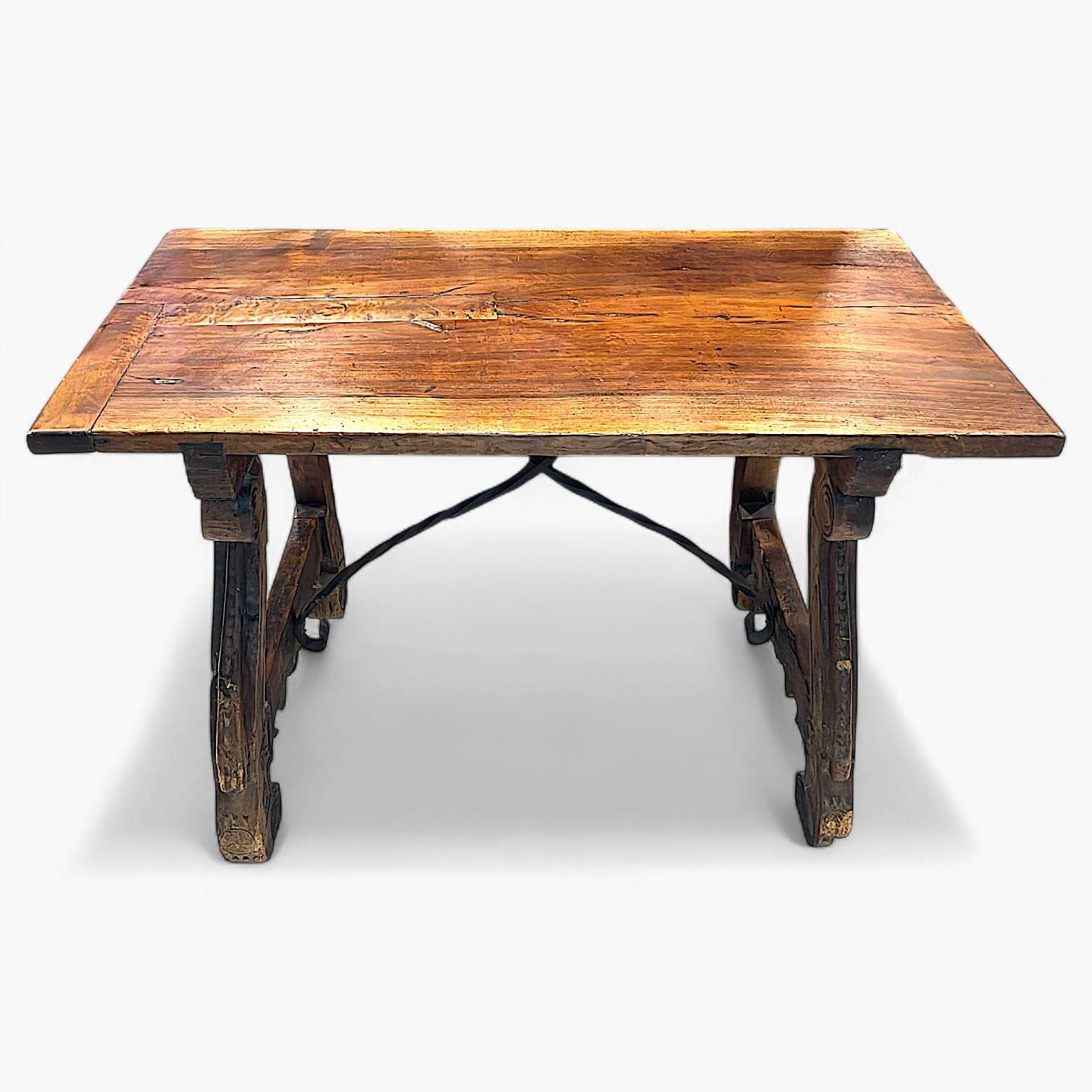 Mesa Castellana antigua de madera maciza, elegante y única - Cositas Antiguas – La Guadaña, Anticuarios Online en Jerez , vender antigüedades, muebles antiguos