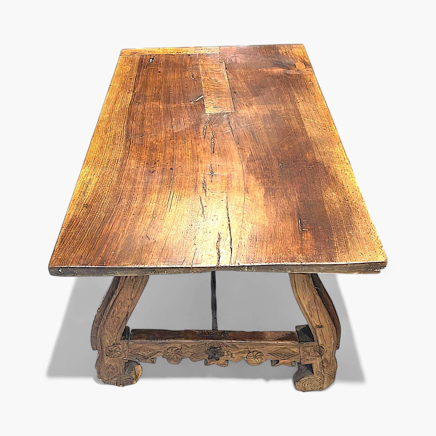 Mesa Castellana antigua de madera maciza, elegante y única - Cositas Antiguas – La Guadaña, Anticuarios Online en Jerez , vender antigüedades, muebles antiguos
