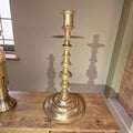 Candelabro antiguo de metal dorado para luz tradicional - Cositas Antiguas – La Guadaña, Anticuarios Online en Jerez , vender antigüedades, muebles antiguos
