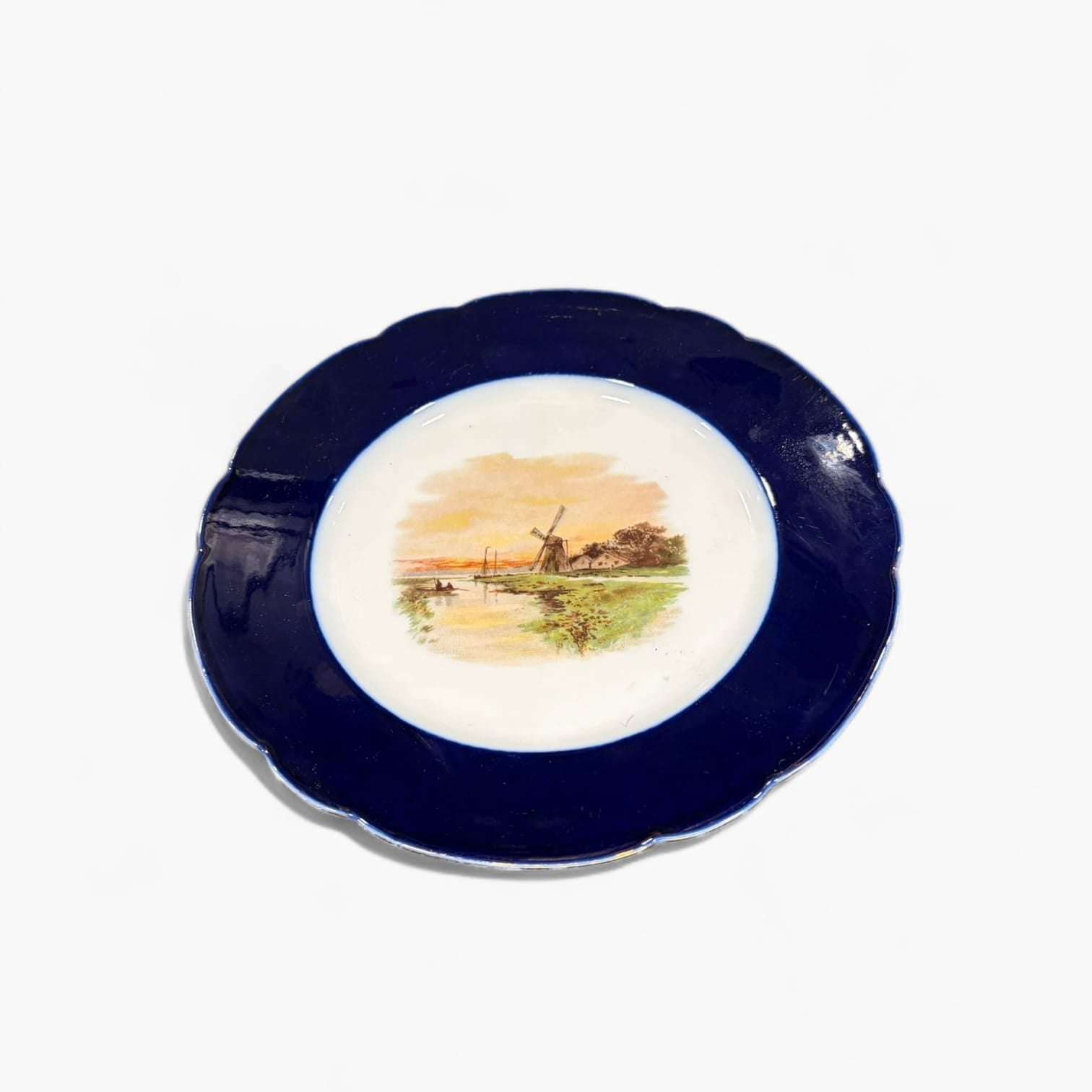 Plato de porcelana Limoges antiguo francés pintado único - Cositas Antiguas – La Guadaña, Anticuarios Online en Jerez , vender antigüedades, muebles antiguos