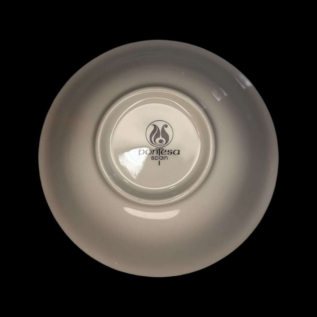 Lote de cuencos Pontesa de porcelana española vintage - Cositas Antiguas – La Guadaña, Anticuarios Online en Jerez , vender antigüedades, muebles antiguos