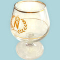 Lote de copas Napoleón de cristal con decoración dorada - Cositas Antiguas – La Guadaña, Anticuarios Online en Jerez , vender antigüedades, muebles antiguos