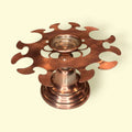 Soporte para copas de cobre antiguo único y decorativo - Cositas Antiguas – La Guadaña, Anticuarios Online en Jerez , vender antigüedades, muebles antiguos