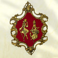 Metopa de bronce dama y caballero victoriano rococó - Cositas Antiguas – La Guadaña, Anticuarios Online en Jerez , vender antigüedades, muebles antiguos