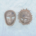 4 Máscaras de porcelana venecianas Galos y Ocer únicas - Cositas Antiguas – La Guadaña, Anticuarios Online en Jerez , vender antigüedades, muebles antiguos