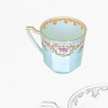 Taza de colección Limoges antigua en porcelana francesa - Cositas Antiguas – La Guadaña, Anticuarios Online en Jerez , vender antigüedades, muebles antiguos