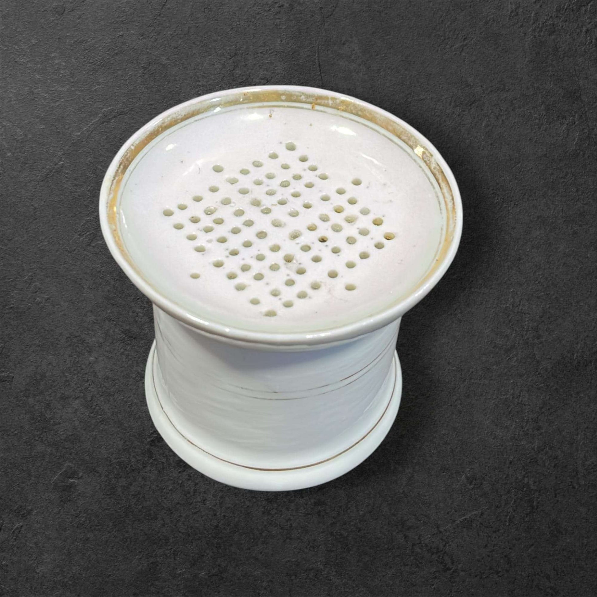 Arenillero y secante de porcelana antiguo para escribanía - Cositas Antiguas – La Guadaña, Anticuarios Online en Jerez , vender antigüedades, muebles antiguos