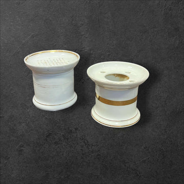 Arenillero y secante de porcelana antiguo para escribanía - Cositas Antiguas – La Guadaña, Anticuarios Online en Jerez , vender antigüedades, muebles antiguos