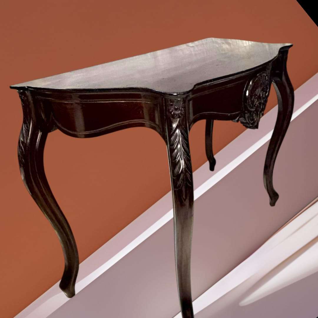 Consola de caoba estilo isabelina clásica - Cositas Antiguas – La Guadaña, Anticuarios Online en Jerez , vender antigüedades, muebles antiguos