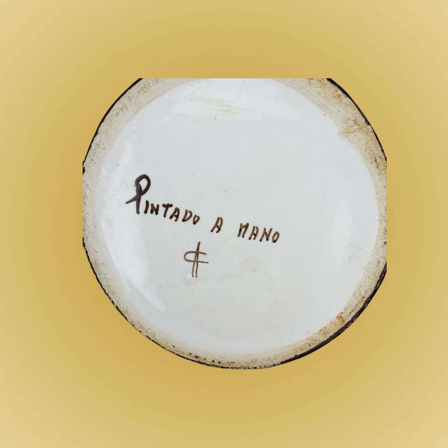 Florero de Porcelana Pintado a Mano Artesanal 32,5 cm - Cositas Antiguas – La Guadaña, Anticuarios Online en Jerez , vender antigüedades, muebles antiguos