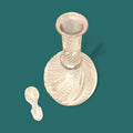 Licorera de cristal tallado con tapón decorativo - Cositas Antiguas – La Guadaña, Anticuarios Online en Jerez , vender antigüedades, muebles antiguos