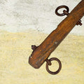 Balancín de madera con anillos de forja 57 cm | Antiguo - Cositas Antiguas – La Guadaña, Anticuarios Online en Jerez , vender antigüedades, muebles antiguos