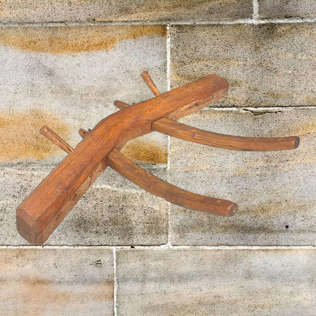 Yugo de madera rústico 72 cm decorativo - Cositas Antiguas – La Guadaña, Anticuarios Online en Jerez , vender antigüedades, muebles antiguos