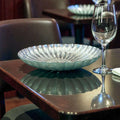 Panera de metal plateado 27 cm diseño acanalado - Cositas Antiguas – La Guadaña, Anticuarios Online en Jerez , vender antigüedades, muebles antiguos