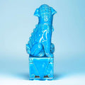 León Fu cerámica china azul 24 cm protector - Cositas Antiguas – La Guadaña, Anticuarios Online en Jerez , vender antigüedades, muebles antiguos
