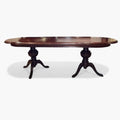 Mesa comedor de caoba clásica con doble pedestal - Cositas Antiguas – La Guadaña, Anticuarios Online en Jerez , vender antigüedades, muebles antiguos