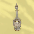 Licorera de cristal con hilo dorado tallado elegante - Cositas Antiguas – La Guadaña, Anticuarios Online en Jerez , vender antigüedades, muebles antiguos