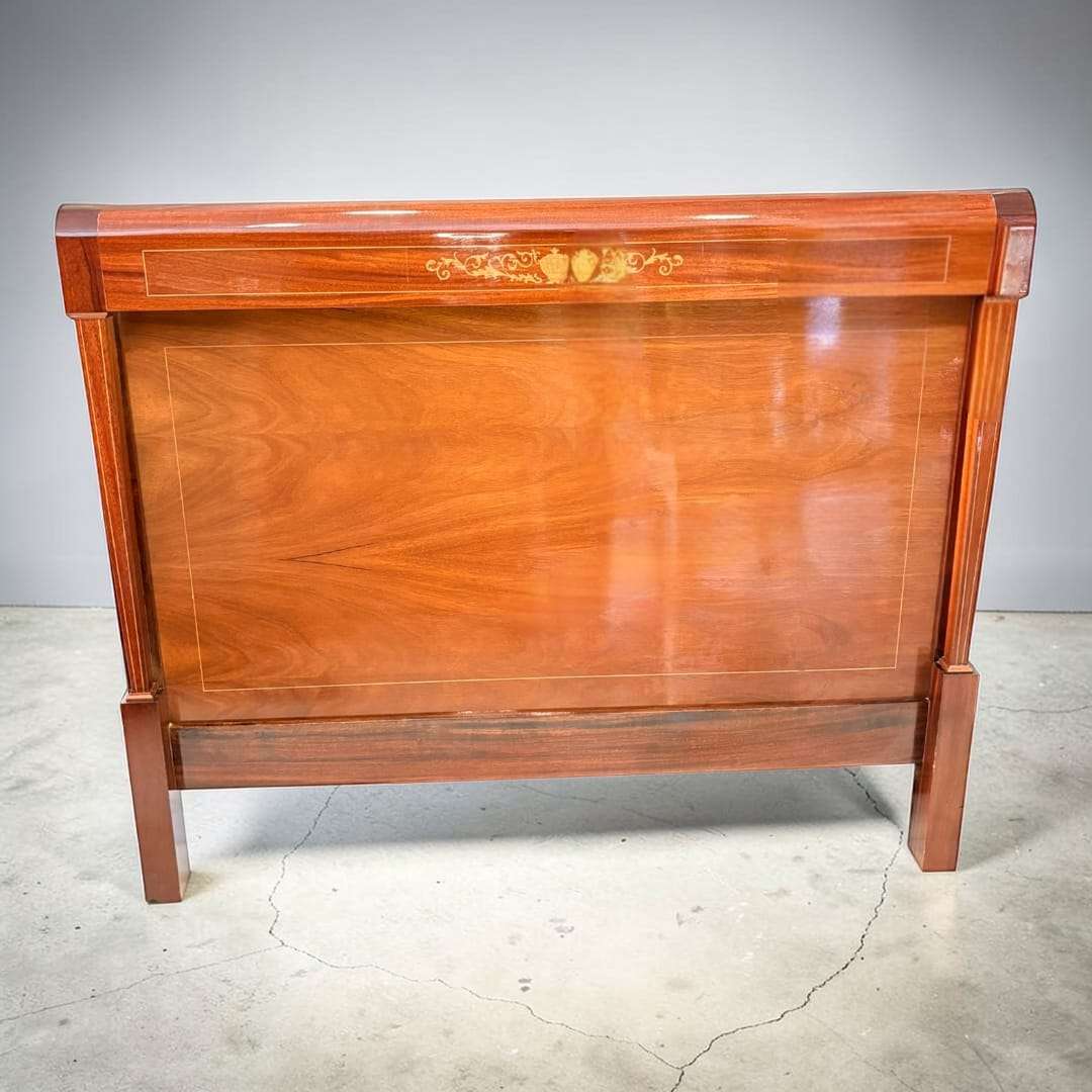 Cabecero de caoba | Cabecero antiguo elegante - Cositas Antiguas – La Guadaña, Anticuarios Online en Jerez , vender antigüedades, muebles antiguos