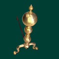 Morillos de bronce y hierro para chimenea - Cositas Antiguas – La Guadaña, Anticuarios Online en Jerez , vender antigüedades, muebles antiguos