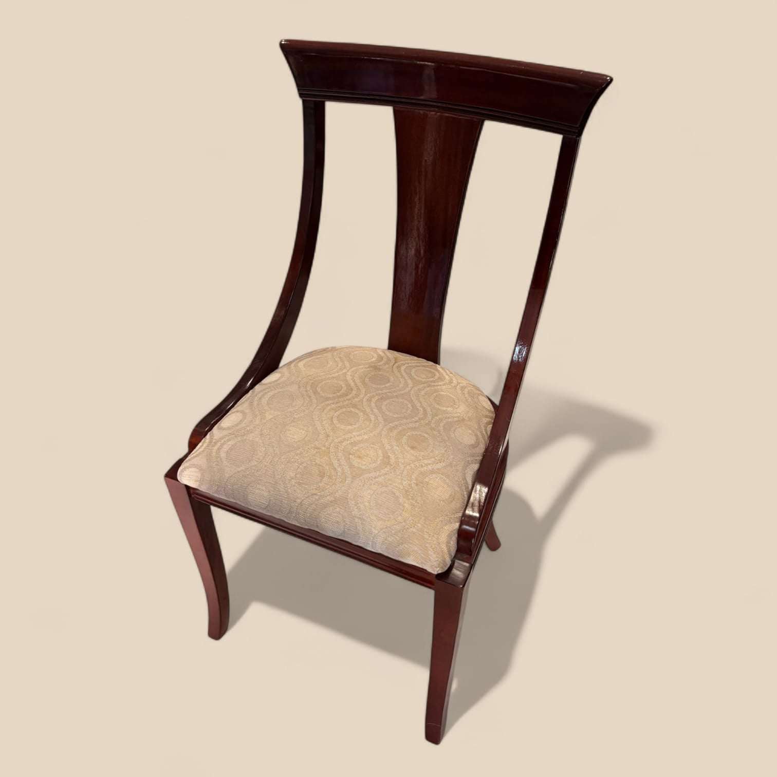Conjunto de 6 sillas de caoba | Sillas antiguas tapizadas - Cositas Antiguas – La Guadaña, Anticuarios Online en Jerez , vender antigüedades, muebles antiguos