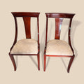 Conjunto de 6 sillas de caoba | Sillas antiguas tapizadas - Cositas Antiguas – La Guadaña, Anticuarios Online en Jerez , vender antigüedades, muebles antiguos
