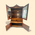 Vitrina de caoba antigua con cajones y puertas de cristal - Cositas Antiguas – La Guadaña, Anticuarios Online en Jerez , vender antigüedades, muebles antiguos