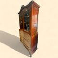 Vitrina de caoba antigua con cajones y puertas de cristal - Cositas Antiguas – La Guadaña, Anticuarios Online en Jerez , vender antigüedades, muebles antiguos
