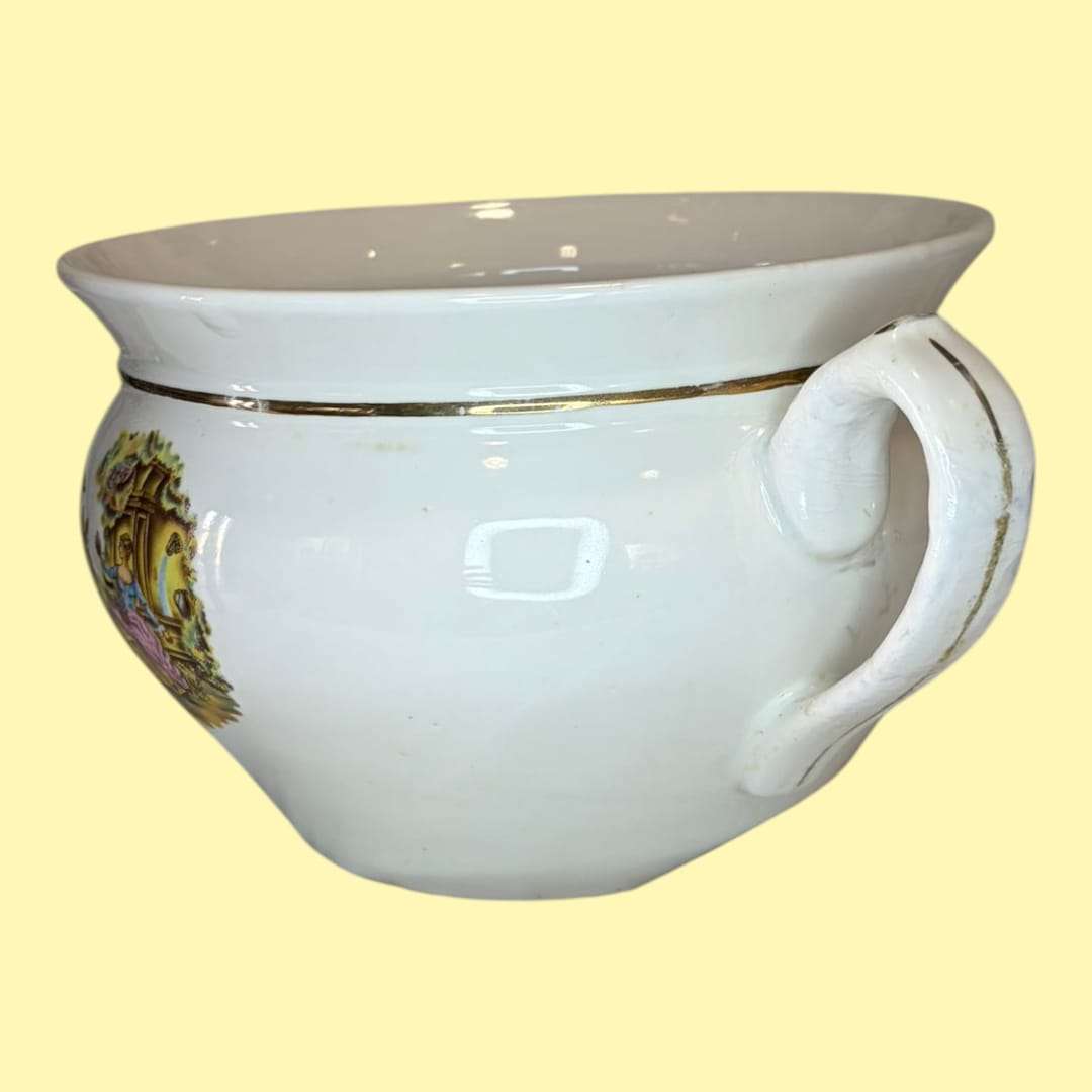 Orinal de porcelana antiguo decorativo de colección - Cositas Antiguas – La Guadaña, Anticuarios Online en Jerez , vender antigüedades, muebles antiguos