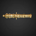 Cañón de bronce decorativo con carro | Antigüedad - Cositas Antiguas – La Guadaña, Anticuarios Online en Jerez , vender antigüedades, muebles antiguos