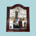 Espejo antiguo de caoba con cristal biselado - Cositas Antiguas – La Guadaña, Anticuarios Online en Jerez , vender antigüedades, muebles antiguos
