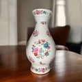 Florero de porcelana floral decorativo y elegante - Cositas Antiguas – La Guadaña, Anticuarios Online en Jerez , vender antigüedades, muebles antiguos