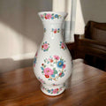 Florero de porcelana floral decorativo y elegante - Cositas Antiguas – La Guadaña, Anticuarios Online en Jerez , vender antigüedades, muebles antiguos