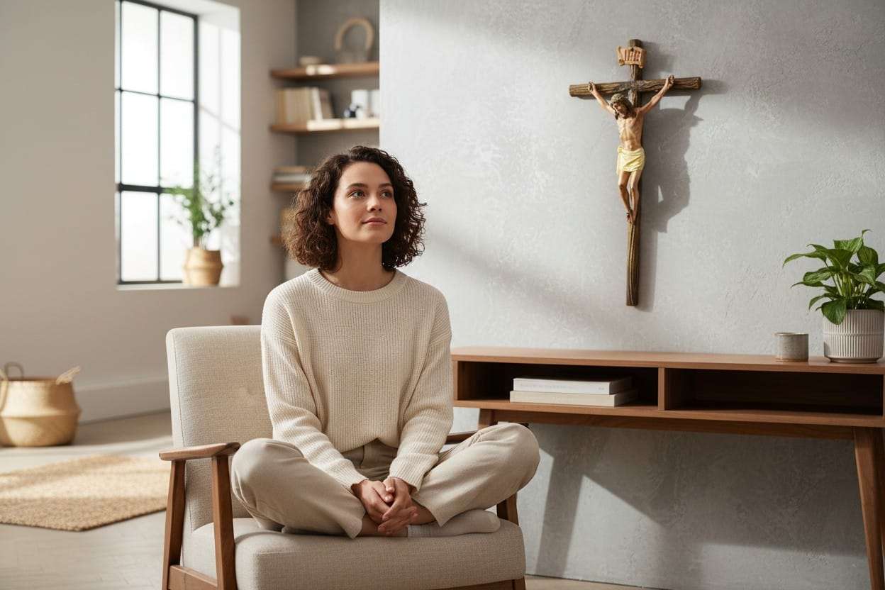 Crucificado Olot de pared con Cristo en cruz - Cositas Antiguas – La Guadaña, Anticuarios Online en Jerez , vender antigüedades, muebles antiguos
