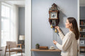 Reloj antiguo de madera y metal decorativo de pared - Cositas Antiguas – La Guadaña, Anticuarios Online en Jerez , vender antigüedades, muebles antiguos