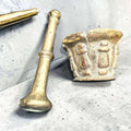 Morteros antiguos de bronce de costilla y colección - Cositas Antiguas – La Guadaña, Anticuarios Online en Jerez , vender antigüedades, muebles antiguos