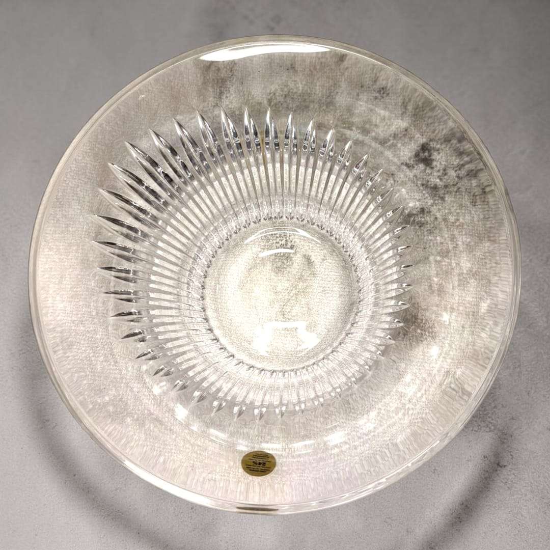Frutero de cristal RCR italiano elegante decorativo - Cositas Antiguas – La Guadaña, Anticuarios Online en Jerez , vender antigüedades, muebles antiguos