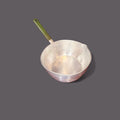 Cazo antiguo de aluminio con mango verde vintage - Cositas Antiguas – La Guadaña, Anticuarios Online en Jerez , vender antigüedades, muebles antiguos