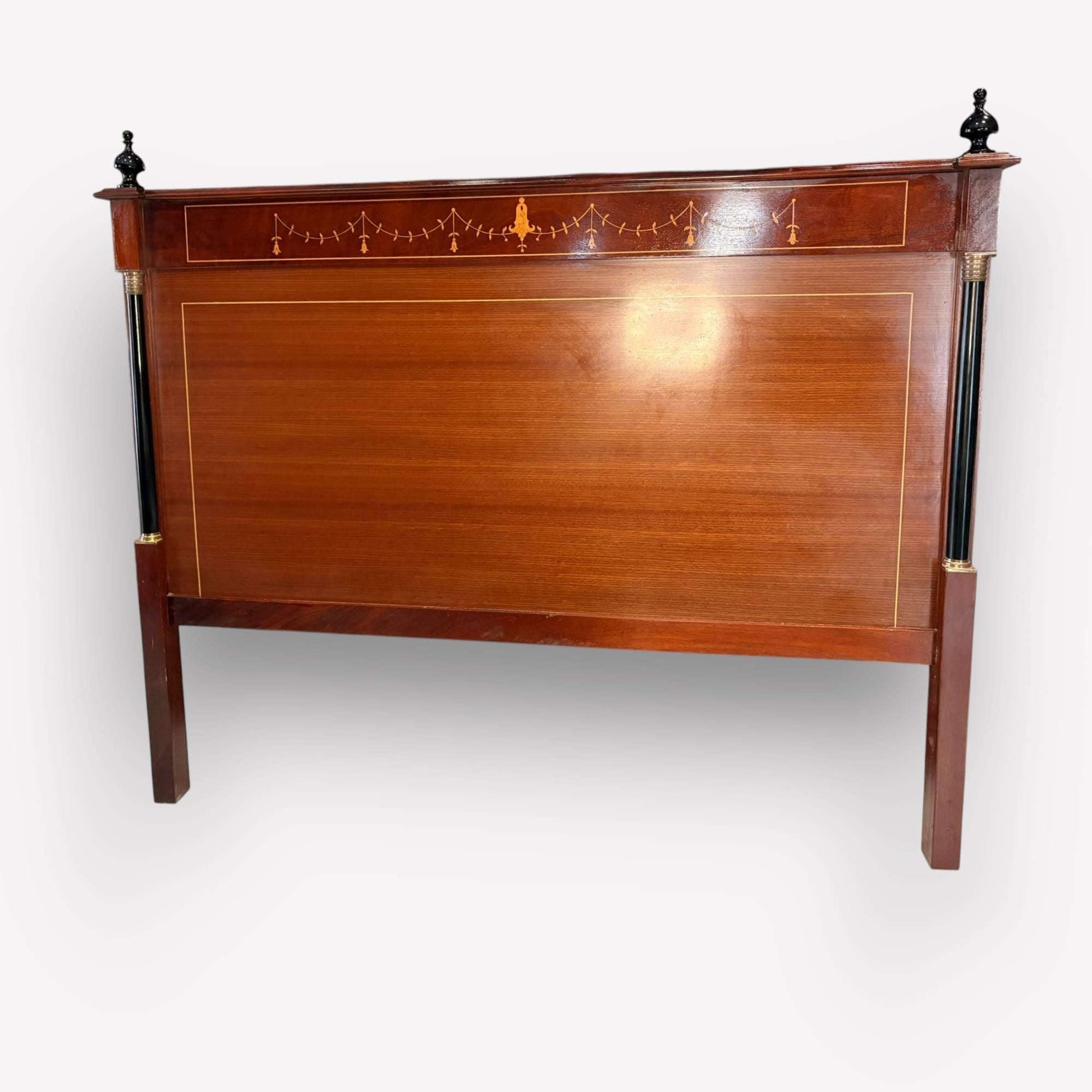 Cabecero antiguo de caoba estilo Imperio exclusivo - Cositas Antiguas – La Guadaña, Anticuarios Online en Jerez , vender antigüedades, muebles antiguos