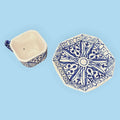 Juego de café antiguo de porcelana azul y blanco - Cositas Antiguas – La Guadaña, Anticuarios Online en Jerez , vender antigüedades, muebles antiguos