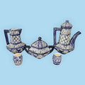 Juego de café antiguo de porcelana azul y blanco - Cositas Antiguas – La Guadaña, Anticuarios Online en Jerez , vender antigüedades, muebles antiguos