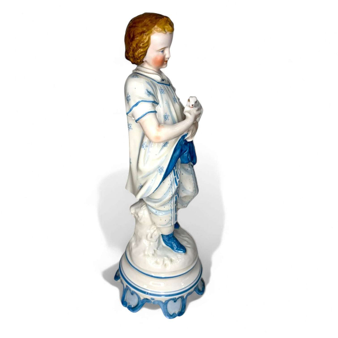 Figuras antiguas de porcelana alemana en pareja - Cositas Antiguas – La Guadaña, Anticuarios Online en Jerez , vender antigüedades, muebles antiguos