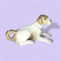 Perro de porcelana NAO Lladró antiguo - Cositas Antiguas – La Guadaña, Anticuarios Online en Jerez , vender antigüedades, muebles antiguos