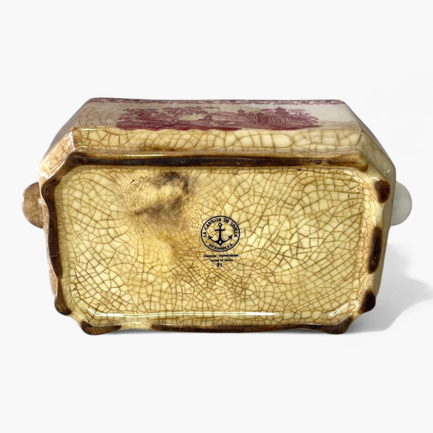 Galletera antigua de La Cartuja Pickman Sevilla - Cositas Antiguas – La Guadaña, Anticuarios Online en Jerez , vender antigüedades, muebles antiguos
